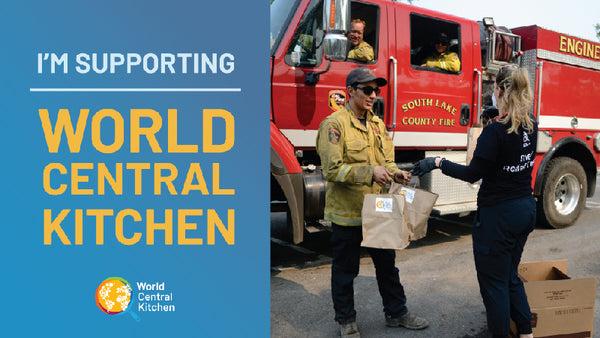 We're supporting World Central Kitchen - Click to donate